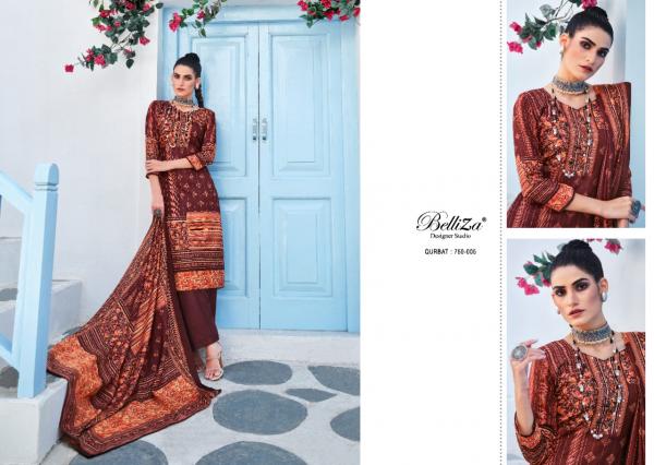 Belliza Qurbat Premium Winter Wear Pashmina Dress Material